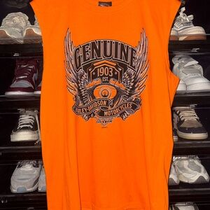 Harley-Davidson Genuine Orange Tank Top